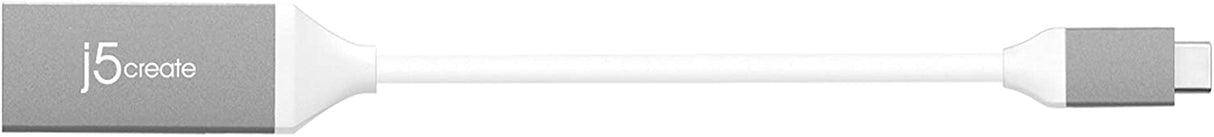 J5 create j5create USB Type-C to HDMI Adapter- 3840 x 2160 @ 60Hz | HDMI 1.4 4K @ 30 Hz to 4K @ 60 Hz | Adapter Compatible with MacBook, Chromebook, Tablet or PC