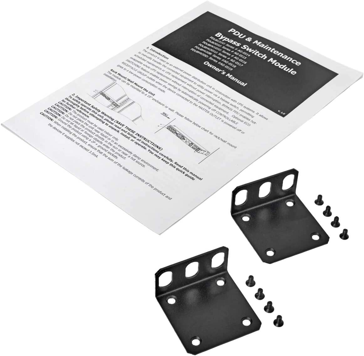 Tripp Lite PDU Hot Swap with Manual Bypass 15A 6 5-15R 2 5-15P Inputs 1URM (PDUB151U)