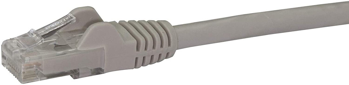 StarTech.com 35ft CAT6 Ethernet Cable - Gray CAT 6 Gigabit Ethernet Wire -650MHz 100W PoE RJ45 UTP Network/Patch Cord Snagless w/Strain Relief Fluke Tested/Wiring is UL Certified/TIA (N6PATCH35GR) Gray 35 ft / 10.6 m 1 Pack