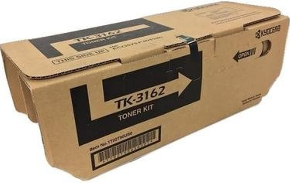Kyocera TK-3162 Black Toner Cartridge for M3645idn / M3145idn / P3045dn Laser Printers, Up To 12,500 Pages, Genuine Kyocera (1T02T90USV)