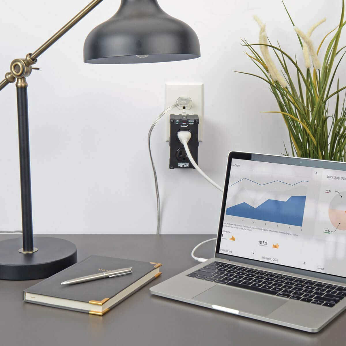 Tripp Lite Isobar Surge Protector Power Strip, Lifetime Limited Warranty Black Black Power Strip