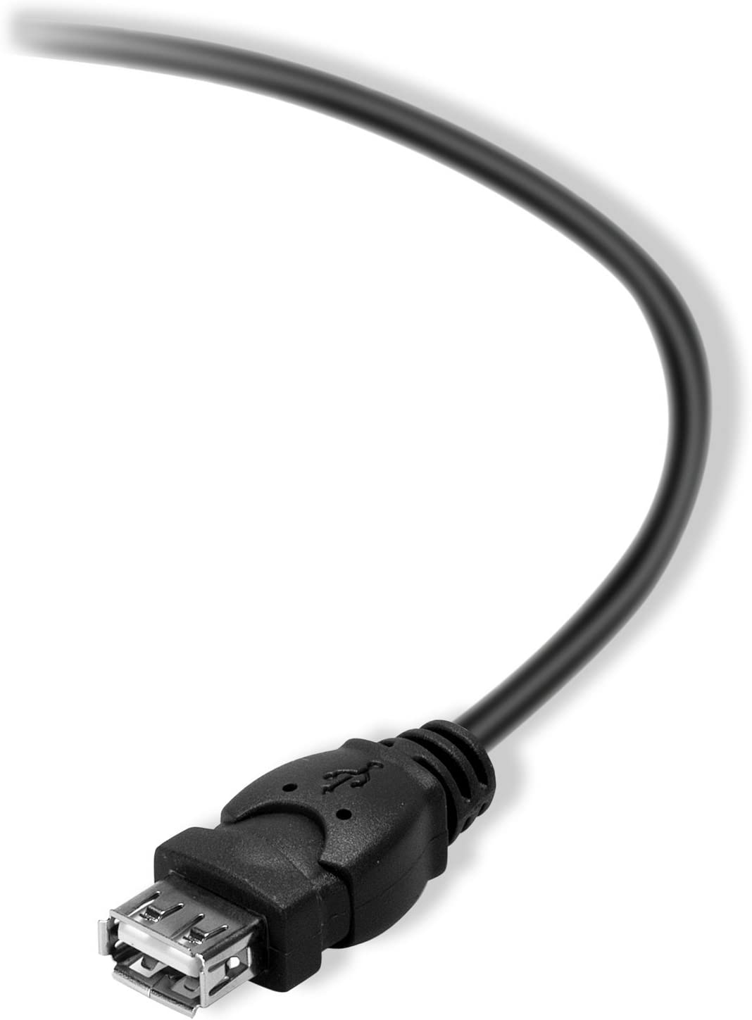 Belkin 's Extension Cable6 Ft4 Pin USB Type A to 4 Pin USB Type A (F), Black (F3U153BT1.8M)