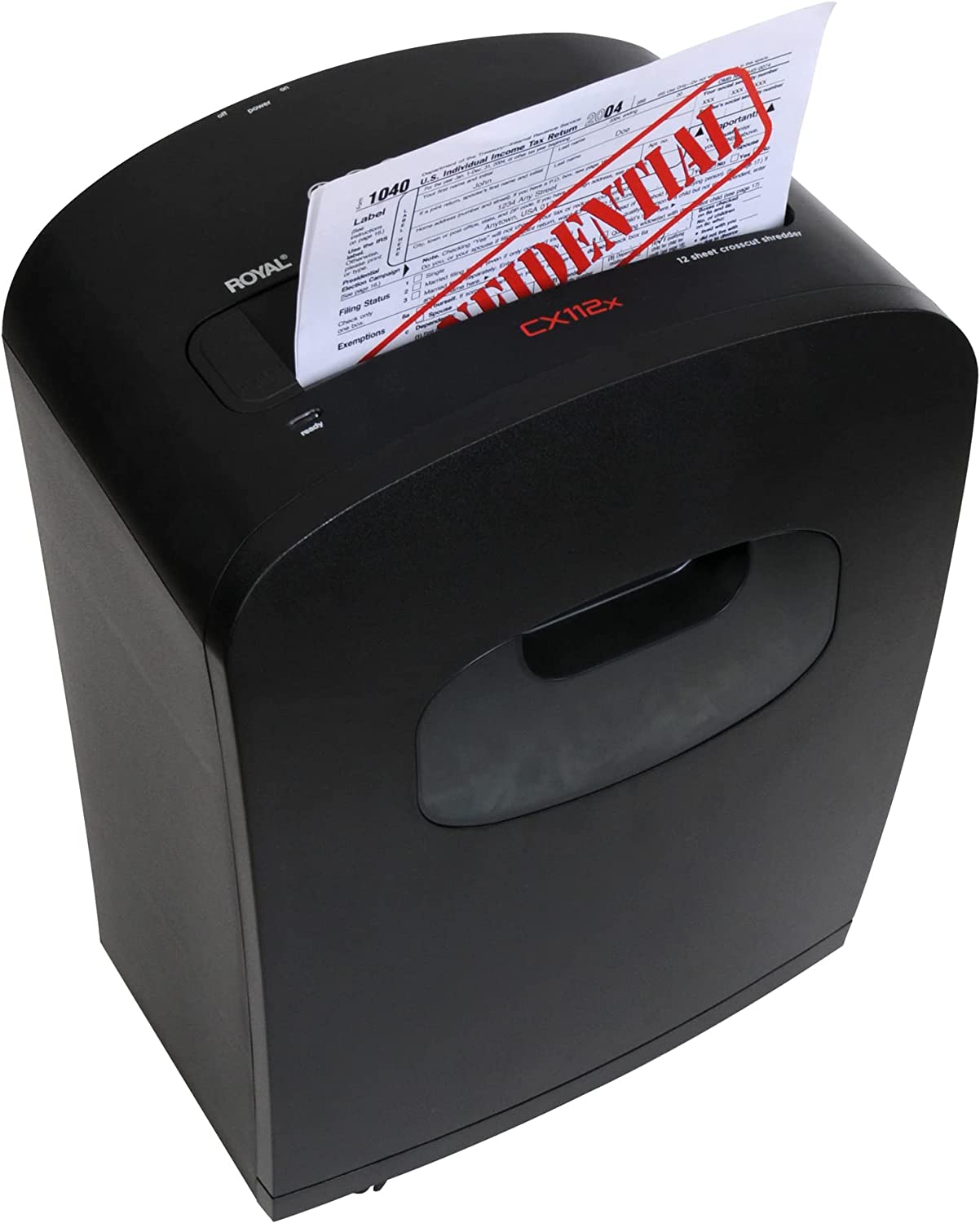 Royal 29186X CX112X 12-Sheet Crosscut Shredder. 12 Sheet