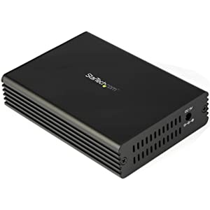 StarTech.com 10GbE Fiber Ethernet Media Converter for 1/2.5/5/10Gbps Network NBASE-T SFP to RJ45 Multigigabit Singlemode/Multimode Fiber Optic to Copper Network Ethernet to Fiber Bridge (MCM10GSFP)