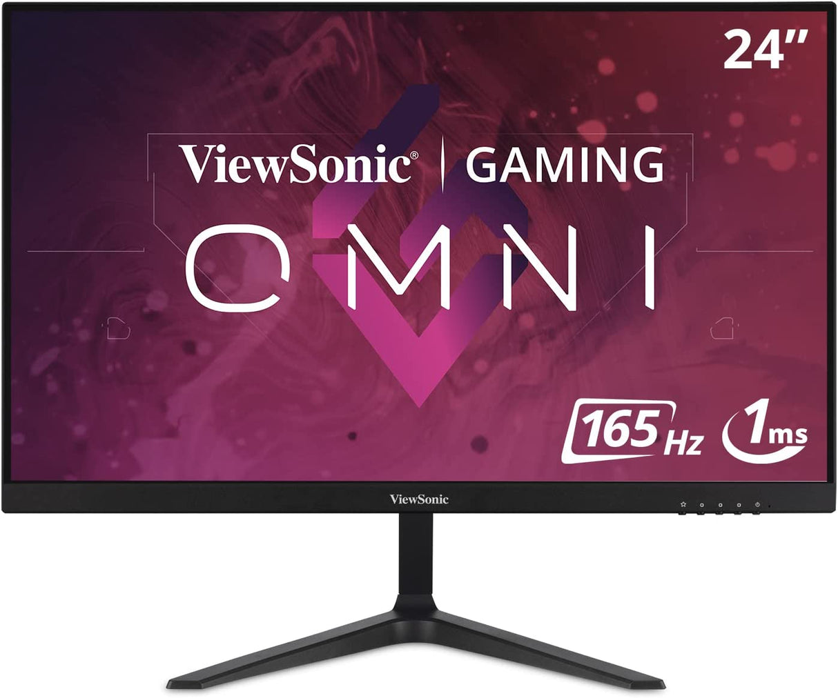 ViewSonic OMNI VX2418-P-MHD 24 Inch 1080p 1ms 165Hz Gaming Monitor with Adaptive Sync, Eye Care, HDMI and DisplayPort 24 Inch FHD 165Hz