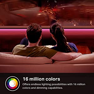 Kasa Smart LED Light Strip, 16.4ft WiFi, Works with Alexa, Google Home, SmartThings, High Brightness with 16 Million Colors, RGB, Grouping, Adjustable Length, Up to 25,000 Hours (KL400L5) 16.4 ft