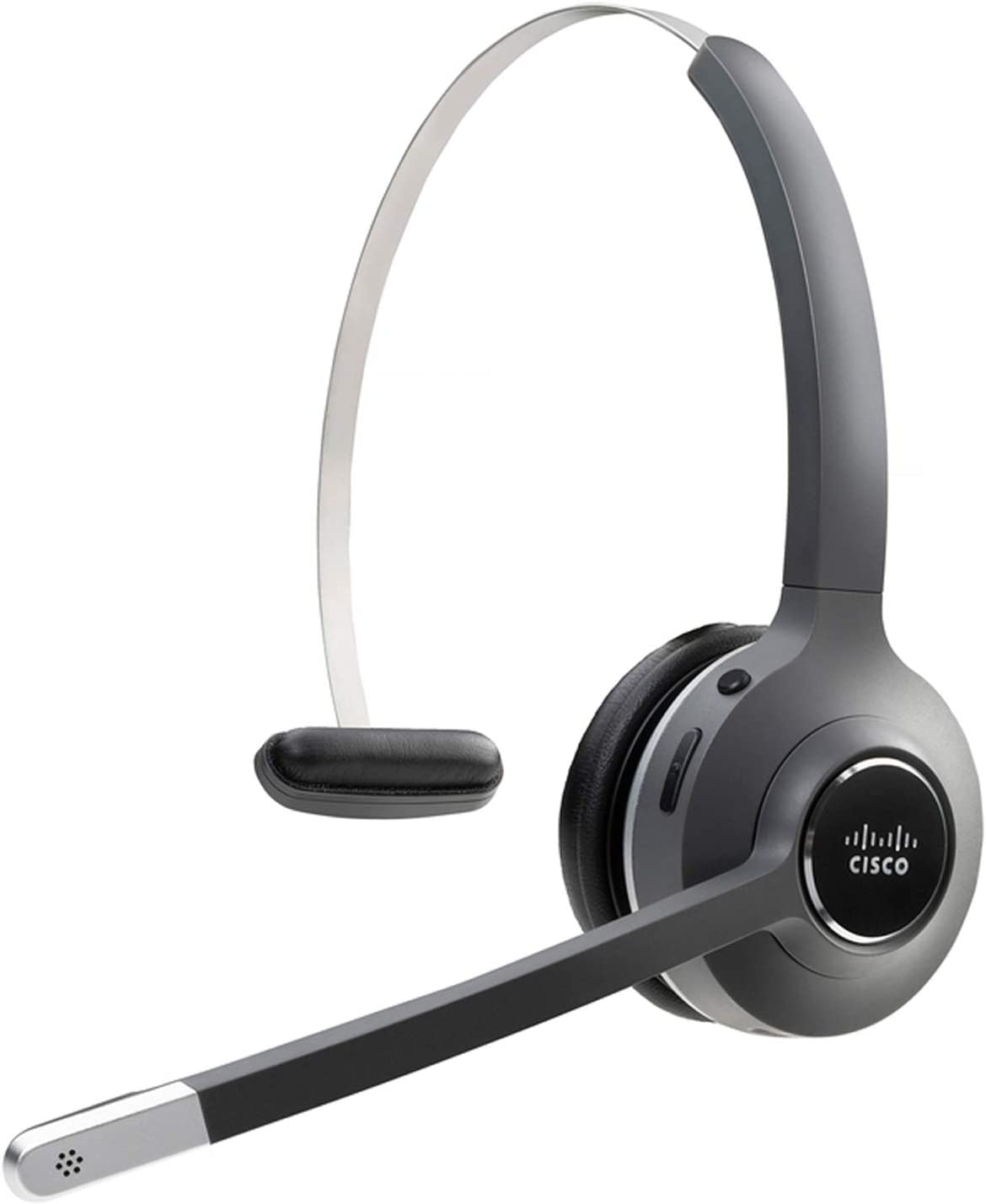 Cisco Headset 561, Wireless Single On-Ear Digital Enhanced Cordless Telecommunications Headset with Standard Base for US & Canada, Charcoal, 1-Year Limited Liability Warranty (CP-HS-WL-561-S-US=)