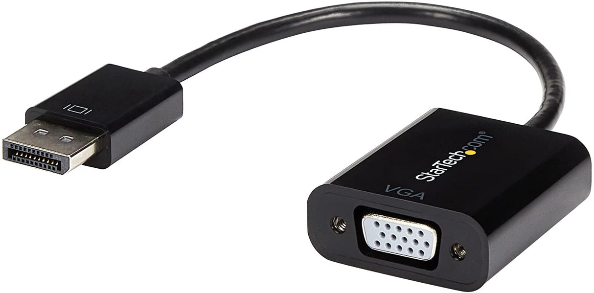 StarTech.com 5-Pack DisplayPort to VGA Adapter - DisplayPort 1.2 to VGA Active Adapter - Digital DP to Analog VGA Video Converter Dongle - DisplayPort Male to VGA Female Monitor Adapter (DP2VGA3X5) 5 Pack