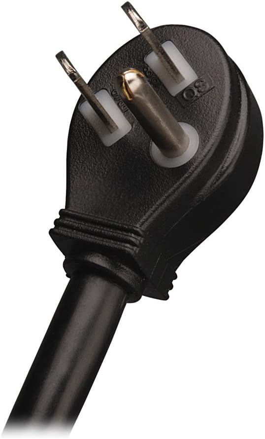 Tripp Lite TLP808B 8 Outlet Surge Protector Power Strip, 8' Cord Right Angle Plug, Black