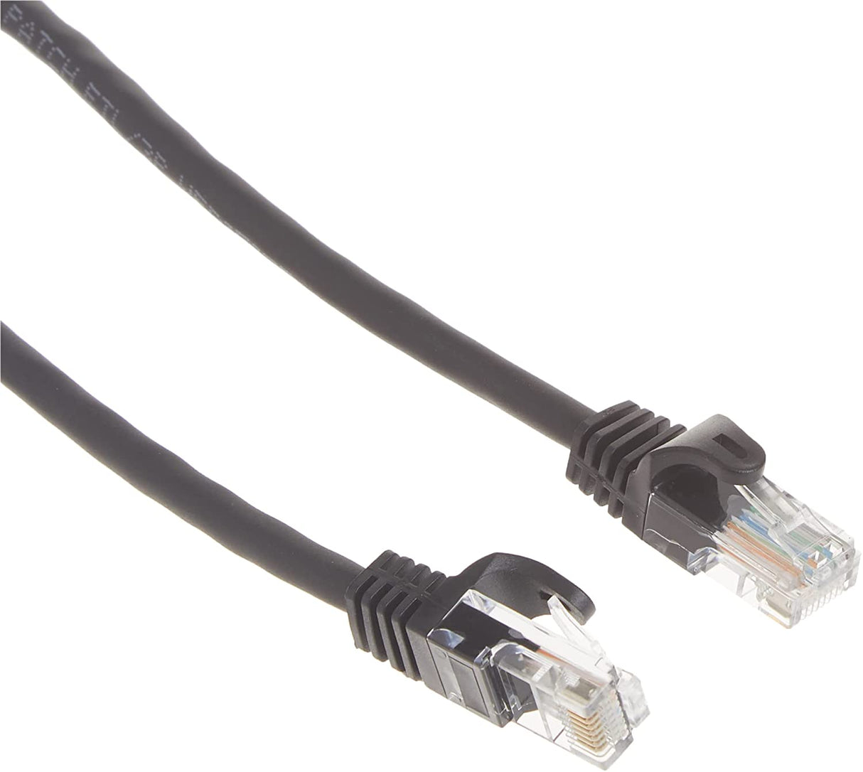 StarTech.com Cat5e Ethernet Cable - 6 ft - Black- Patch Cable - Snagless Cat5e Cable - Short Network Cable - Ethernet Cord - Cat 5e Cable - 6ft 6 ft / 2m Black