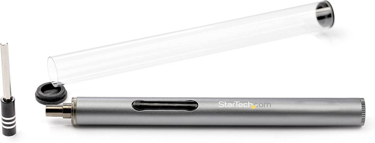 StarTech.com 55-Bit Electric Precision Screwdriver Set - Portable Cordless Battery Powered Bit Driver Kit for Electronics, Laptop, Computers, Tablet & Phone Repairs - Magnetic Work Pad (CTK55PCEDRIVE)