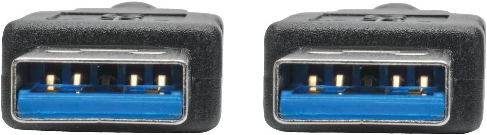 Tripp Lite 3 ft. USB 3.0 SuperSpeed (A/A) Cable (M/M), 28/24 AWG, 5 Gbps, USB Type-A to Type-A, Black (U320-003-BK)