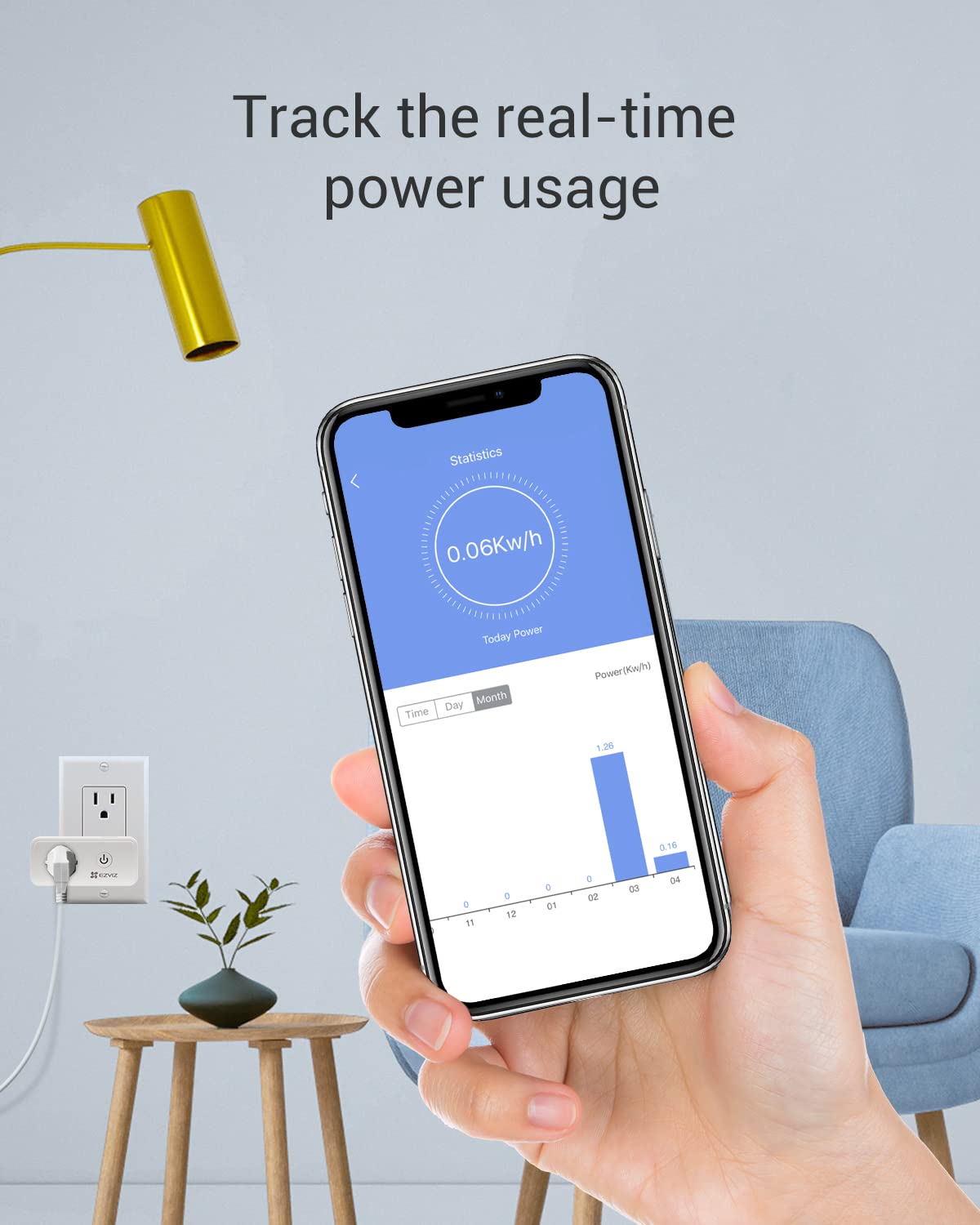 EZVIZ Smart Plug T30-B 1 Pack