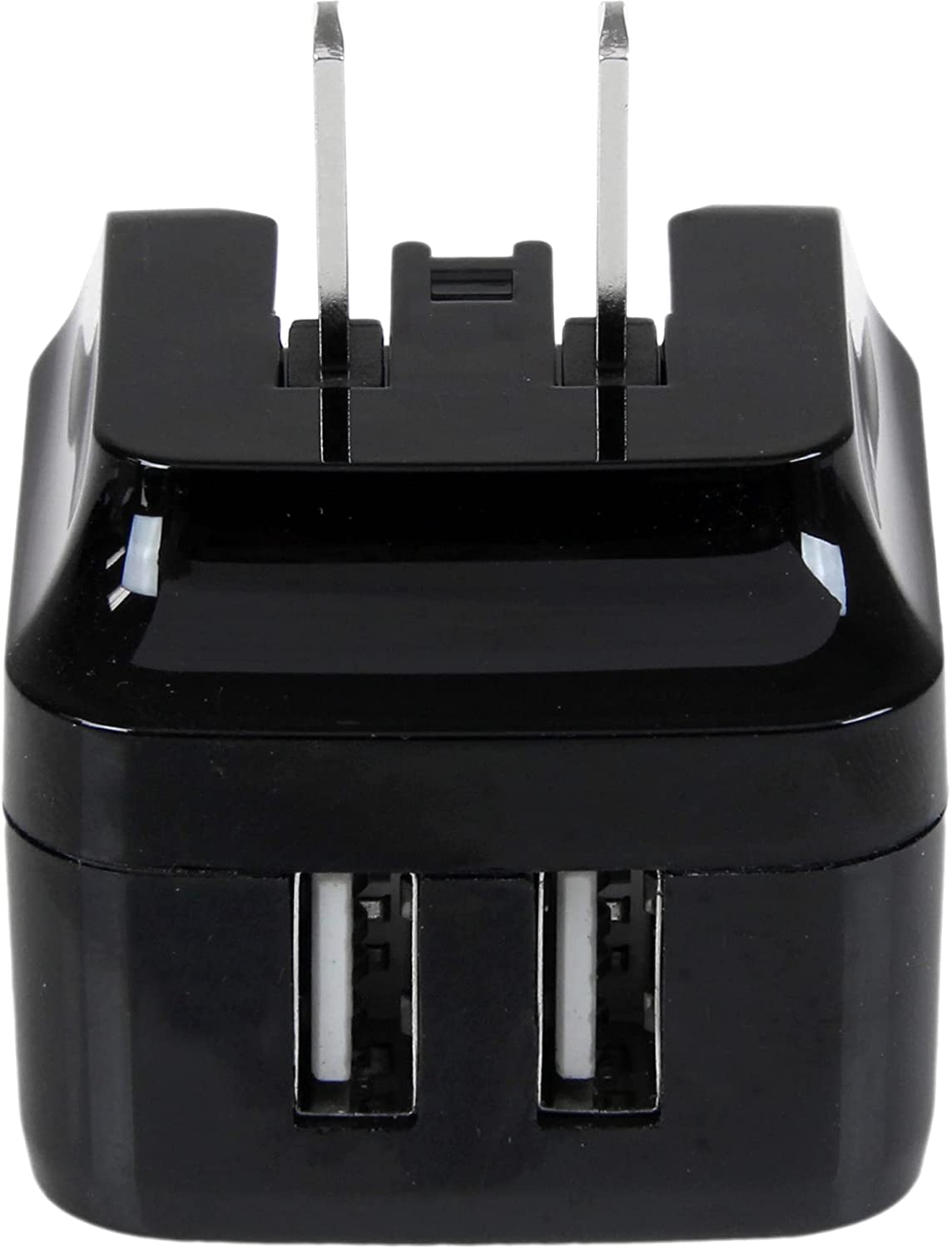 StarTech.com Travel USB Wall Charger - 2 Port - Black - Universal Travel Adapter - International Power Adapter - USB Charger (USB2PACBK) Black 2 ports