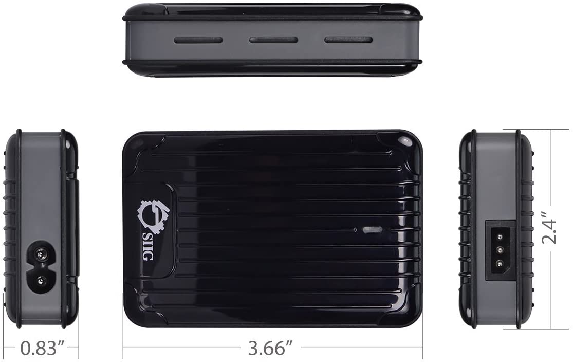 SIIG (AC-PW1212-S1) Ultra-Compact Universal Laptop Power Adapter -90W for Samsung Sony Dell HP Lenovo IBM Acer Gateway Acer Fujitsu Toshiba Liteon Delta Compaq,BLACK