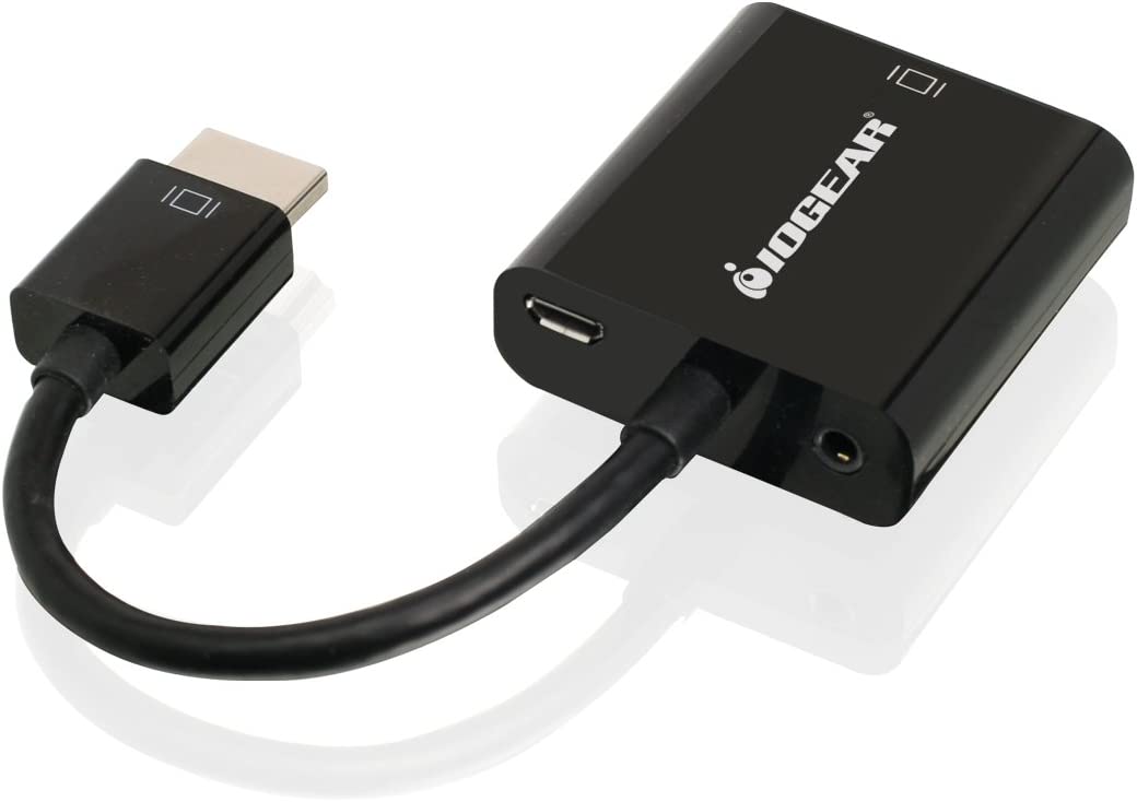 Tripp lite HDMI (M) to VGA (F) Adapter - 2 Channel Audio Via 3.5mm Stereo Output - Compatible for Desktop - Laptop - Monitor - Projector - HDTV, Chromebook, Raspberry Pi, Roku, Xbox and More - GVC311