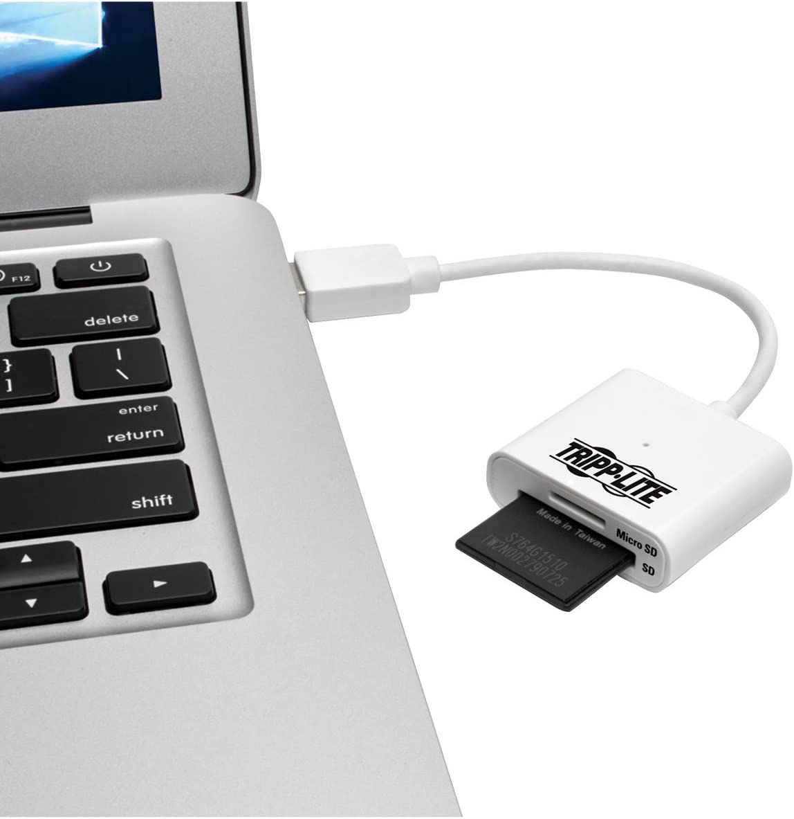 Tripp Lite USB 3.0 SuperSpeed SD/Micro SD Memory Card Media Reader w/Built in Cable 6-in. (U352-06N-SD) SDXC/SDHC 6-in.