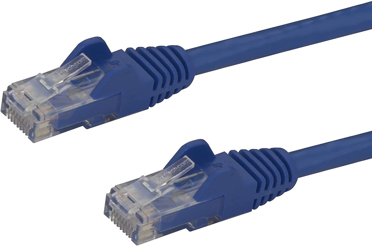 StarTech.com 35ft CAT6 Ethernet Cable - Blue CAT 6 Gigabit Ethernet Wire -650MHz 100W PoE RJ45 UTP Network/Patch Cord Snagless w/Strain Relief Fluke Tested/Wiring is UL Certified/TIA (N6PATCH35BL) Blue 35 ft / 10.6 m 1 Pack
