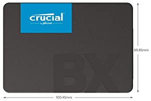 Crucial BX500 1TB 3D NAND SATA 2.5-Inch Internal SSD, up to 540MB/s - CT1000BX500SSD1 1TB Standard Packaging SSD