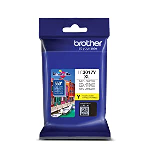 Brother Genuine LC3017YS High-Yield Yellow Ink Cartridge