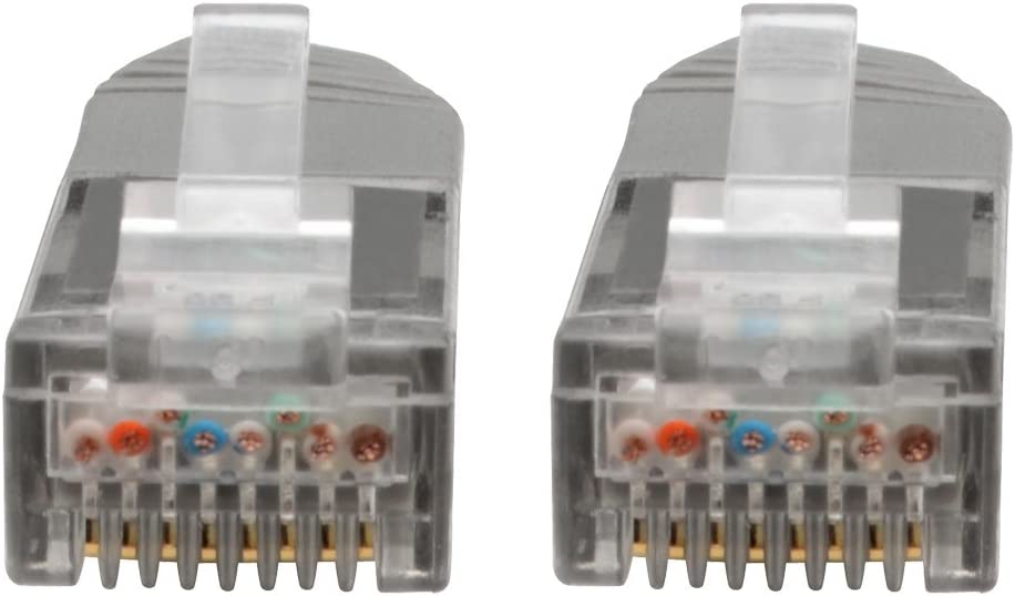 Tripp Lite Cat6 Cat5e Gigabit Molded Patch Cable RJ45 M/M 550MHz Gray 50ft 50' (N200-050-GY) 50 ft. Gray