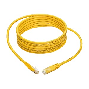 Tripp Lite Cat6 Cat5e Gigabit Molded Patch Cable RJ45 M/M 550MHz