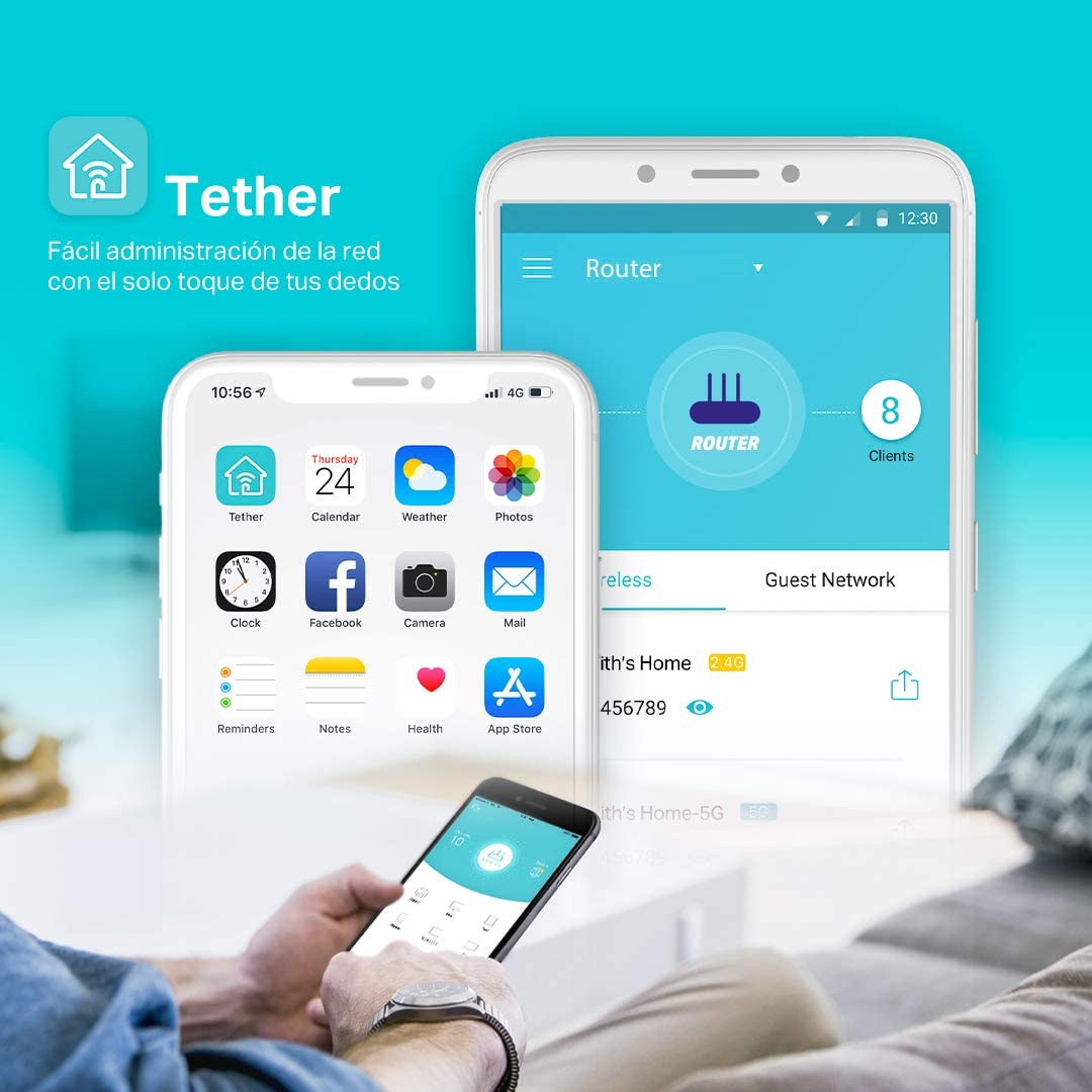TP-Link Archer C50 IEEE 802.11ac Ethernet Wireless Router