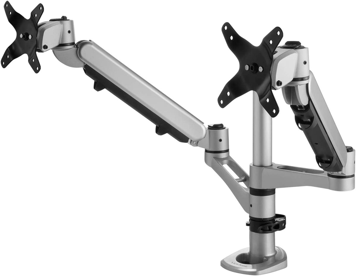 ViewSonic LCD-DMA-002 Spring-Loaded Dual Monitor Mounting Arm with Vesa Mount up to Two 27" Monitors 27-Inch Monitors