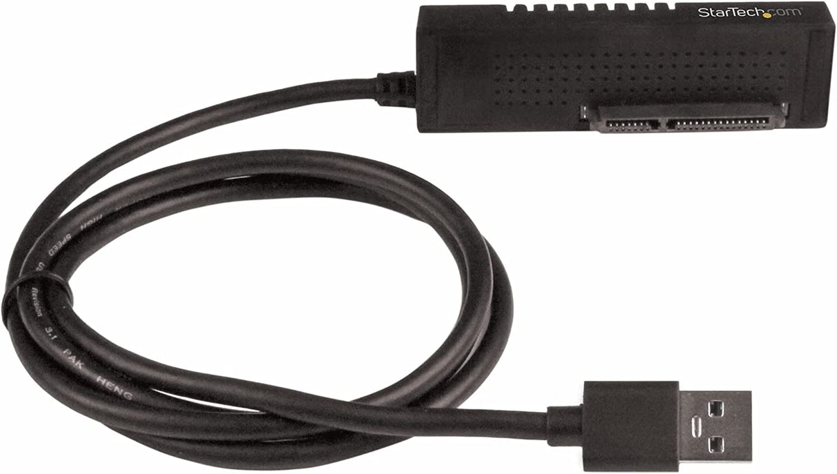 StarTech.com USB to SATA Adapter Cable - 2.5in and 3.5in Drives - USB 3.1 - 10Gbps - External Hard Drive Cable - Hard Drive Adapter Cable (USB312SAT3) USB 3.1 | 2.5" & 3.5" Cable