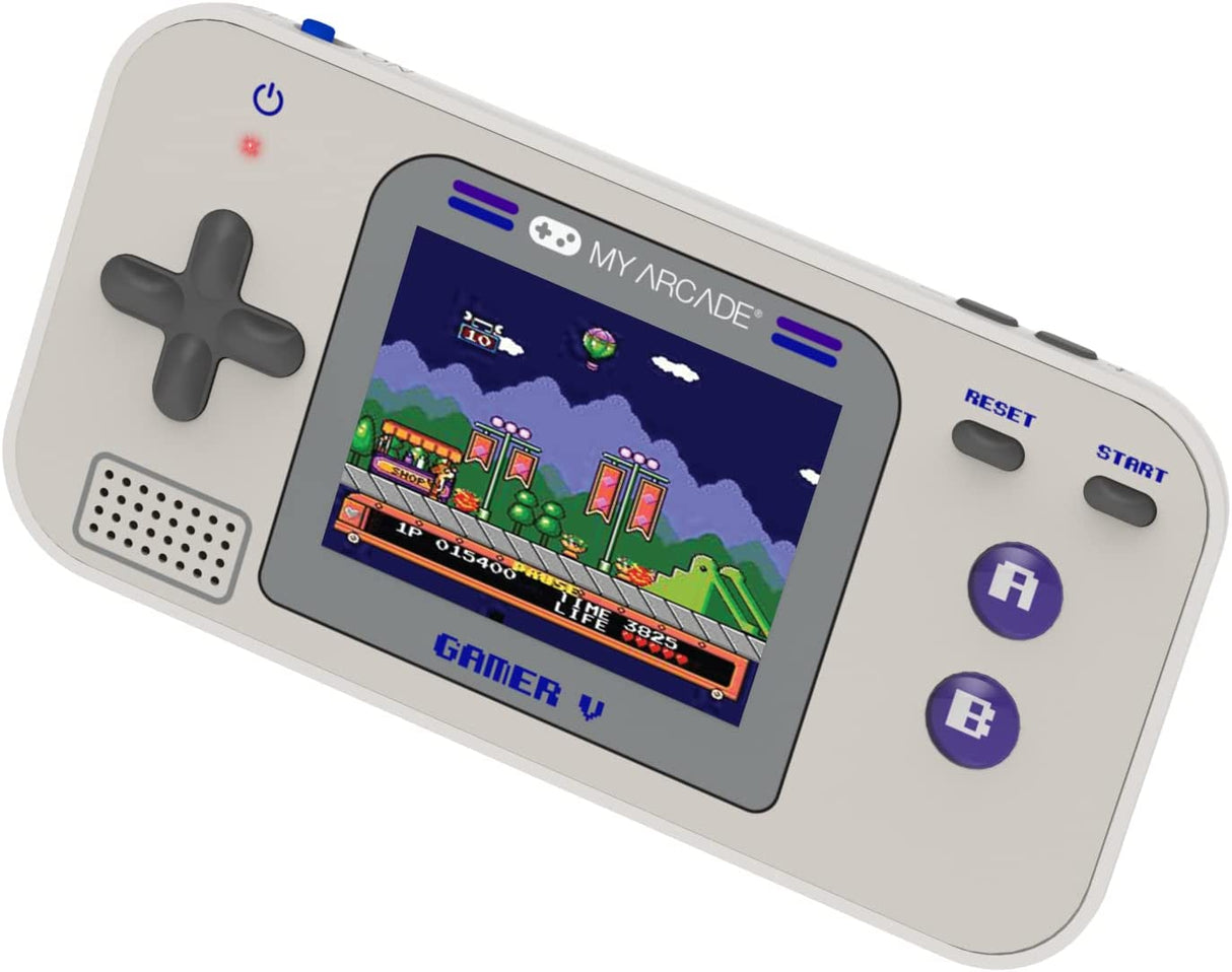 My Arcade Gamer V Classic-Purple: Portable Gaming System with 220 Games, 2.5" Color Display, Pocket Size (DGUN-3920)