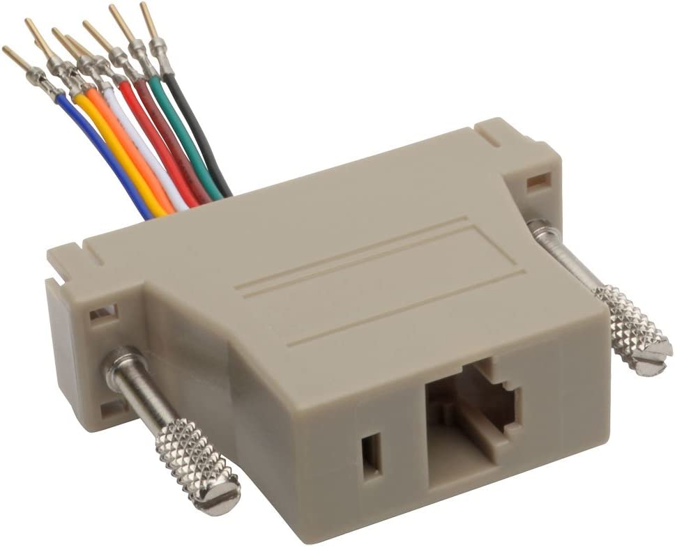 Tripp Lite DB25 to RJ45 Modular Serial Adapter M/F RS-232 RS-422 RS-485 (P440-825FM) DB25 to RJ45 (M/F)