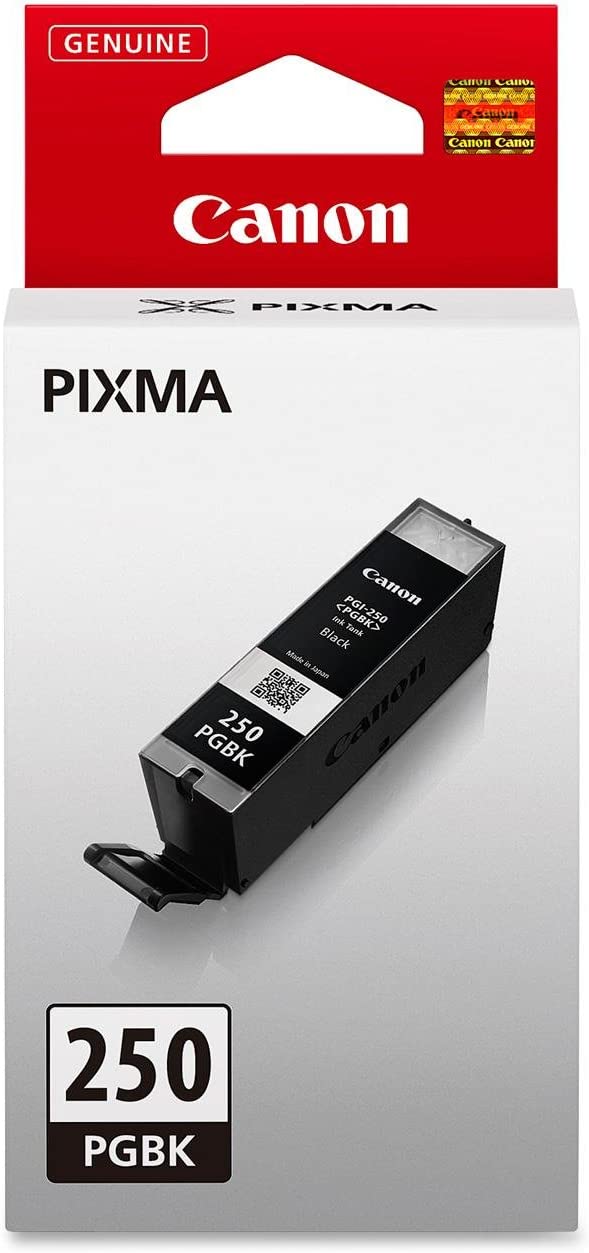 Wholesale CASE of 10 - Canon PGI250PGBK Pigment Ink Cartridge-Pigment Ink Cartridge, Black 1 Black