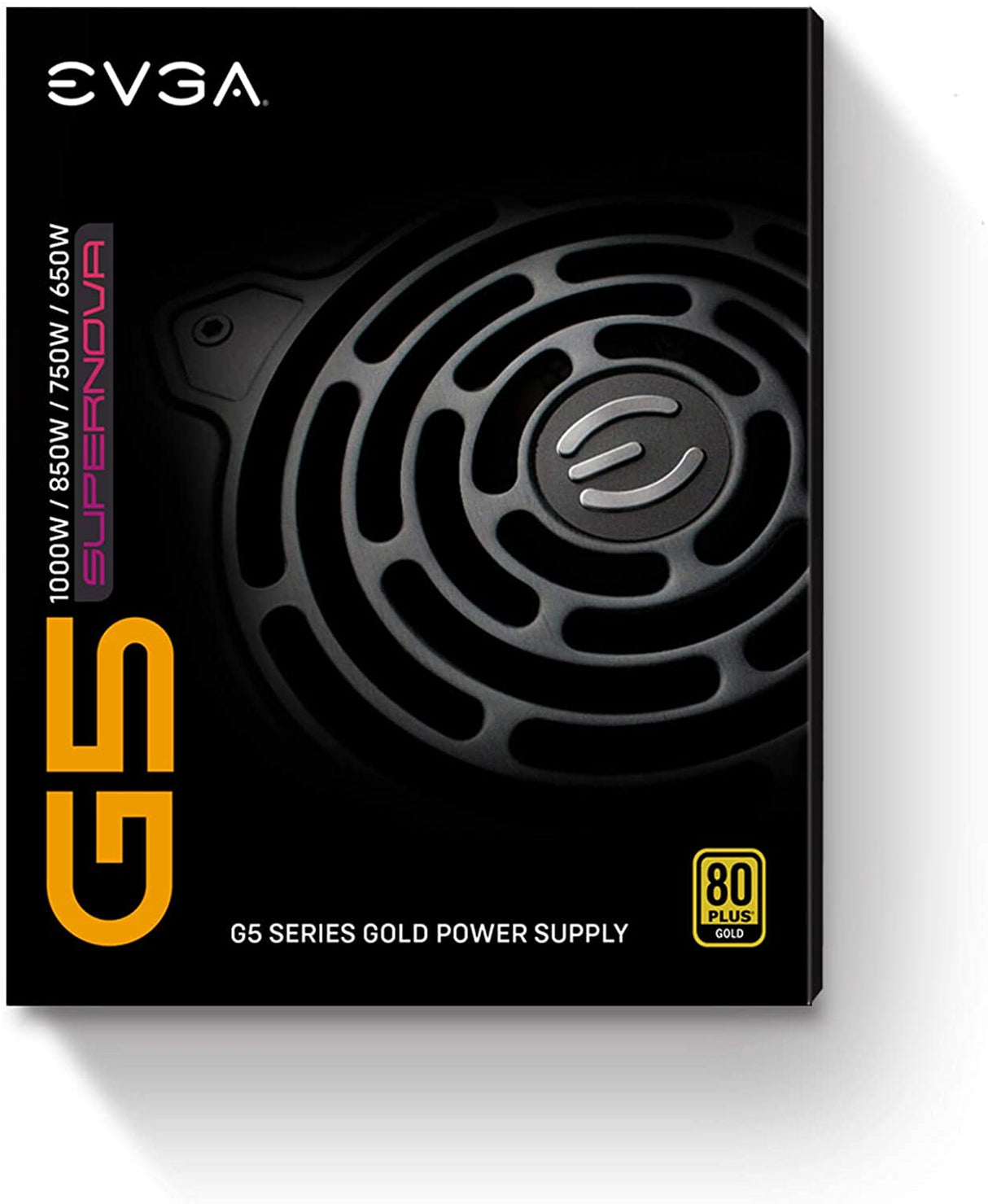 EVGA 220-G5-0850-X1 Super Nova 850 G5, 80 Plus Gold 850W, Fully Modular, ECO Mode with Fdb Fan, 10 Year Warranty, Compact 150mm Size, Power Supply 850W G5
