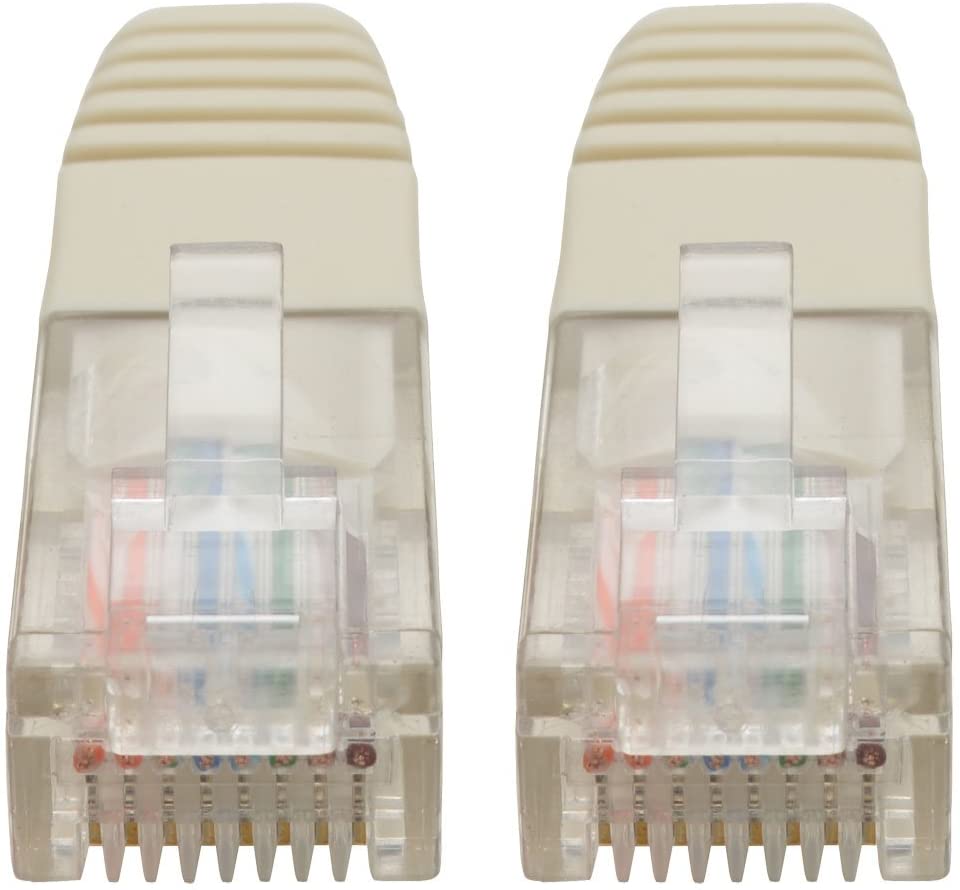 Tripp Lite Cat5e 350MHz Molded Patch Cable (RJ45 M/M) - White, 3-ft.(N002-003-WH) 3 feet White