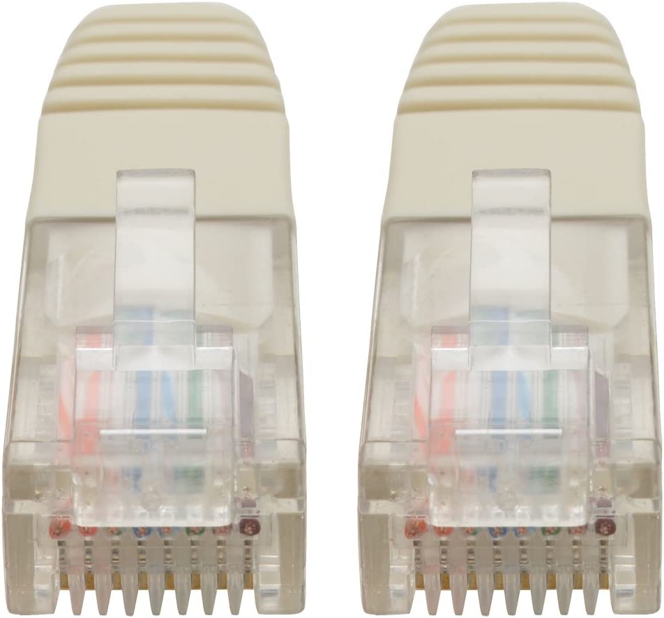 Tripp Lite Cat5e 350MHz Molded Patch Cable (RJ45 M/M) - White, 1-ft.(N002-001-WH) 1 foot White