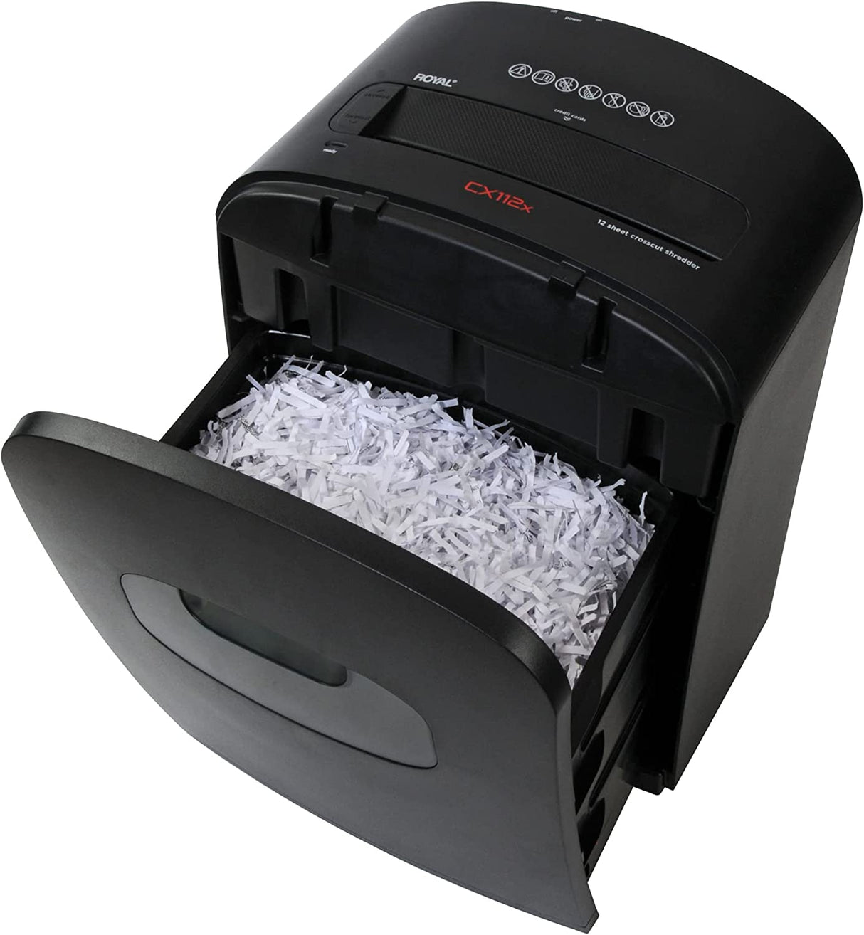 Royal 29186X CX112X 12-Sheet Crosscut Shredder. 12 Sheet