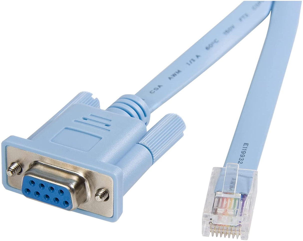 StarTech 6 ft. RJ45 to DB9 Cisco Console Management Router Cable - M/F (DB9CONCABL6)
