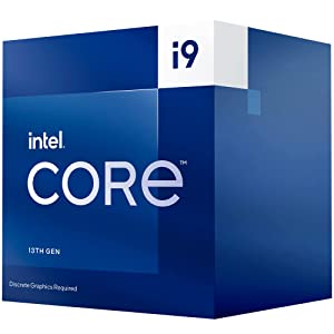 Intel Core i9-13900F Desktop Processor 24 cores (8 P-cores + 16 E-cores) 36MB Cache, up to 5.6 GHz