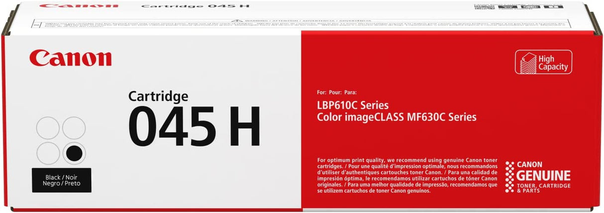Canon 045H High-Yield Black Toner Cartridge