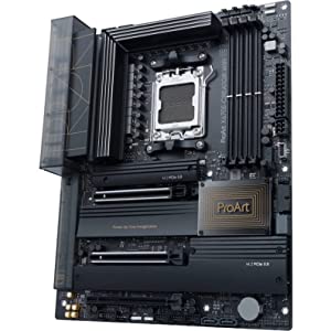 ASUS ProArt X670E-Creator WiFi 6E Socket AM5(LGA 1718) Ryzen 7000 ATX content creator motherboard(PCIe 5.0,DDR5,USB4,10 Gb&2.5 Gb LAN,WiFi 6E,4xM.2 slots,front panel USB 3.2 Gen2x2,ProArt Creator Hub)