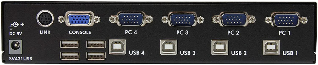 StarTech Sv431usb Professional Vga USB Kvm Switch with Hub, 4 Ports
