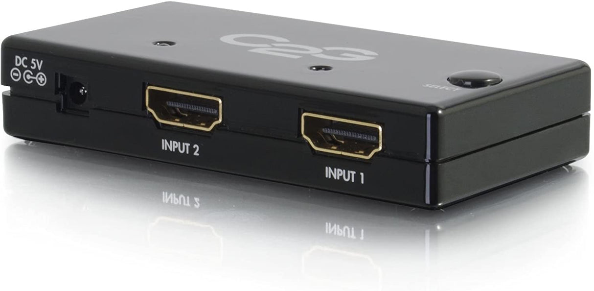 C2g/ cables to go C2G HDMI Switch, HDMI Selector Switch, 2 Port, Supports 1080p, Cables to Go 40349