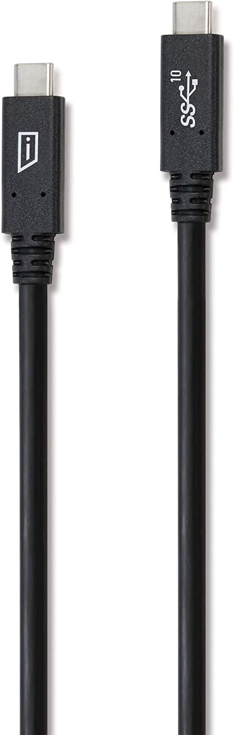 iStore USB-C to USB-C Sync/Charge Cable, Black (ACC1001CAI)