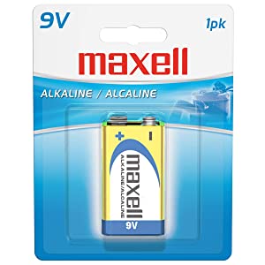 Maxell 721150 9-Volt Single Alkaline Battery