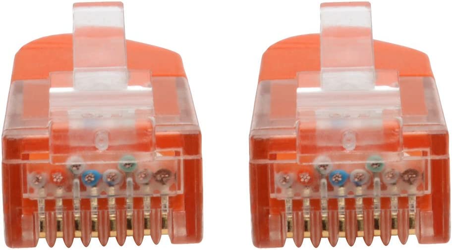Tripp Lite Cat6 Cat5e Gigabit Molded Patch Cable RJ45 MM 550MHz Orange 20ft 20' (N200-020-OR) 20 ft. Orange