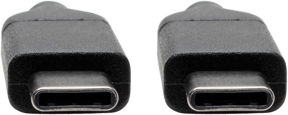 Tripp Lite USB 2.0 USB C Hi-Speed Cable w/ 5A Rating 20V M/M USB Type C USB-C Charging 6ft 6' (U040-006-C-5A),Black