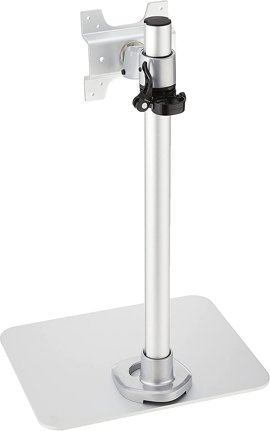 StarTech.com Single Monitor Stand - Adjustable - Supports Monitors 12'' to 34'' - Premium - Single Screen VESA Monitor Mount Stand - Silver (ARMPIVSTND)