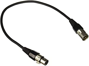 C2g/ cables to go C2G 40058 Pro-Audio XLR Male to XLR Female Cable, Black (3 Feet, 0.91 Meters)