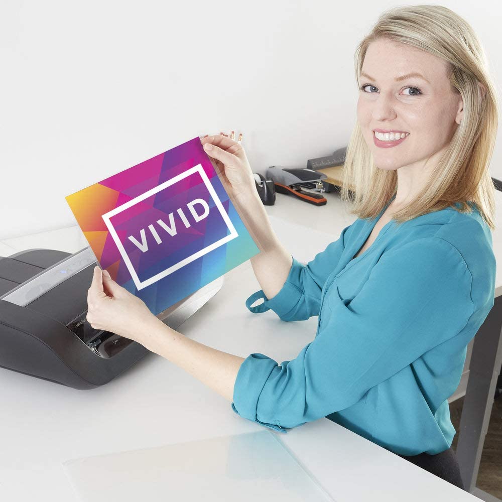 GBC Thermal Laminating Sheets / Pouches, ID Card Size, 5 Mil, Heat Seal Ultra Clear, 100 Pack (56005) Badge/ID Card