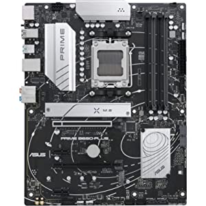 ASUS Prime B650-PLUS AMD B650(Ryzen 7000) ATX Motherboard(DDR5,PCIe 5.0 M.2,2.5Gb Ethernet,DisplayPort,HDMI®, USB 3.2 Gen 2 Type-C®, Front USB 3.2 Gen 1 Type-C®, BIOS Flashback™, USB4® Support)